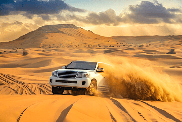 Desert safari in dubai by landcruiser