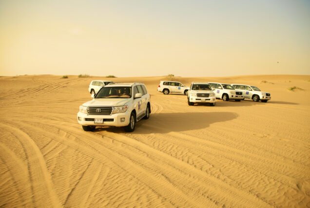 Dune bashing in dubai desert safari