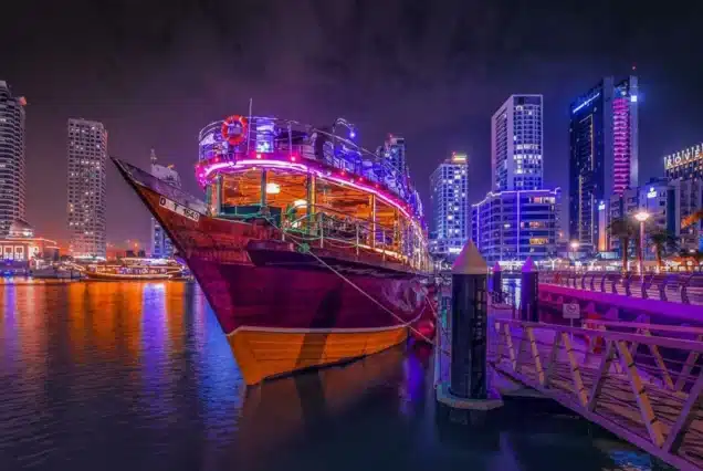 Dhow Cruise In Dubai Marina